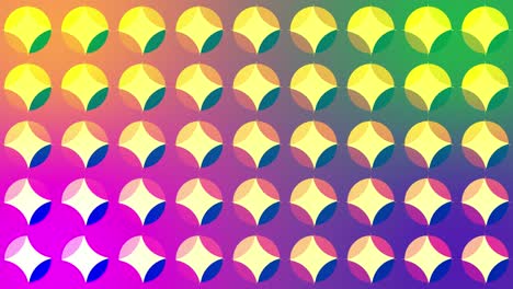 abstract colorful geometric circles pattern