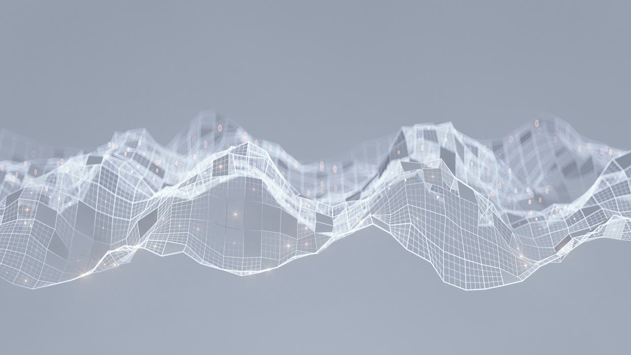 색 추상적인 배경 네트워크 컨셉: 시엄리스 루프 3d 렌더링 애니메이션