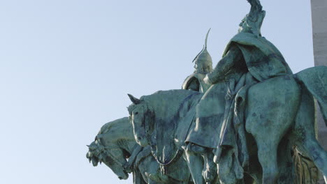 heroes square seven chieftains magyars budapest hungary