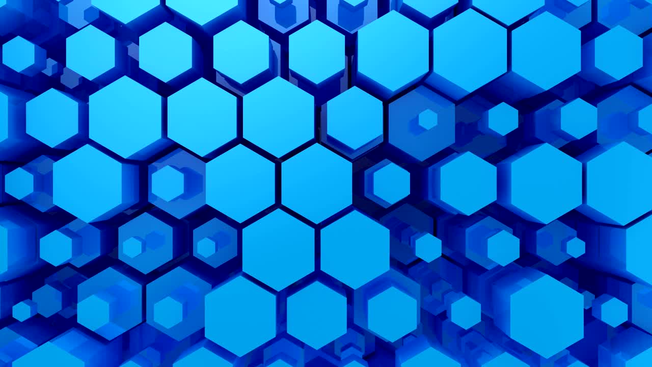 el fondo de los hexágonos