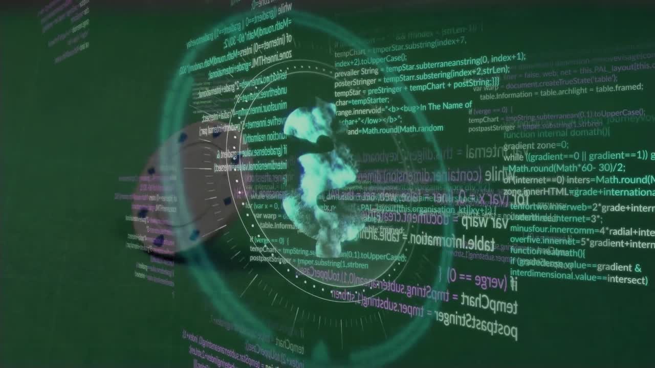 달러 기호와 을 통해 데이터 처리의 애니메이션