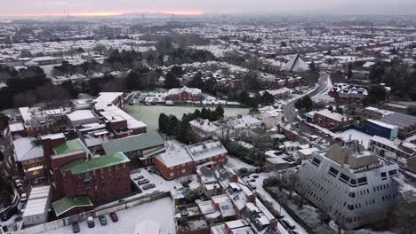 snow day in dublin ireland