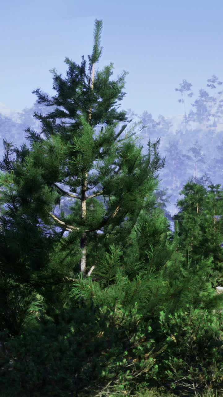 Majestic mountain landscape showcasing vibrant greenery during daylight