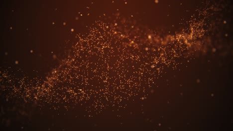 animación de fondo de la forma abstracta de la molécula de adn