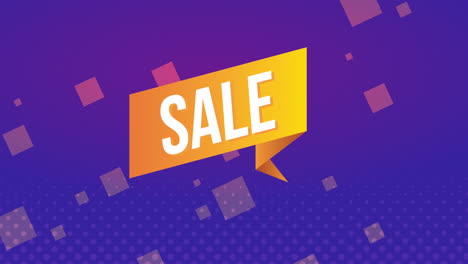 sale commercial label with sale speech bubble