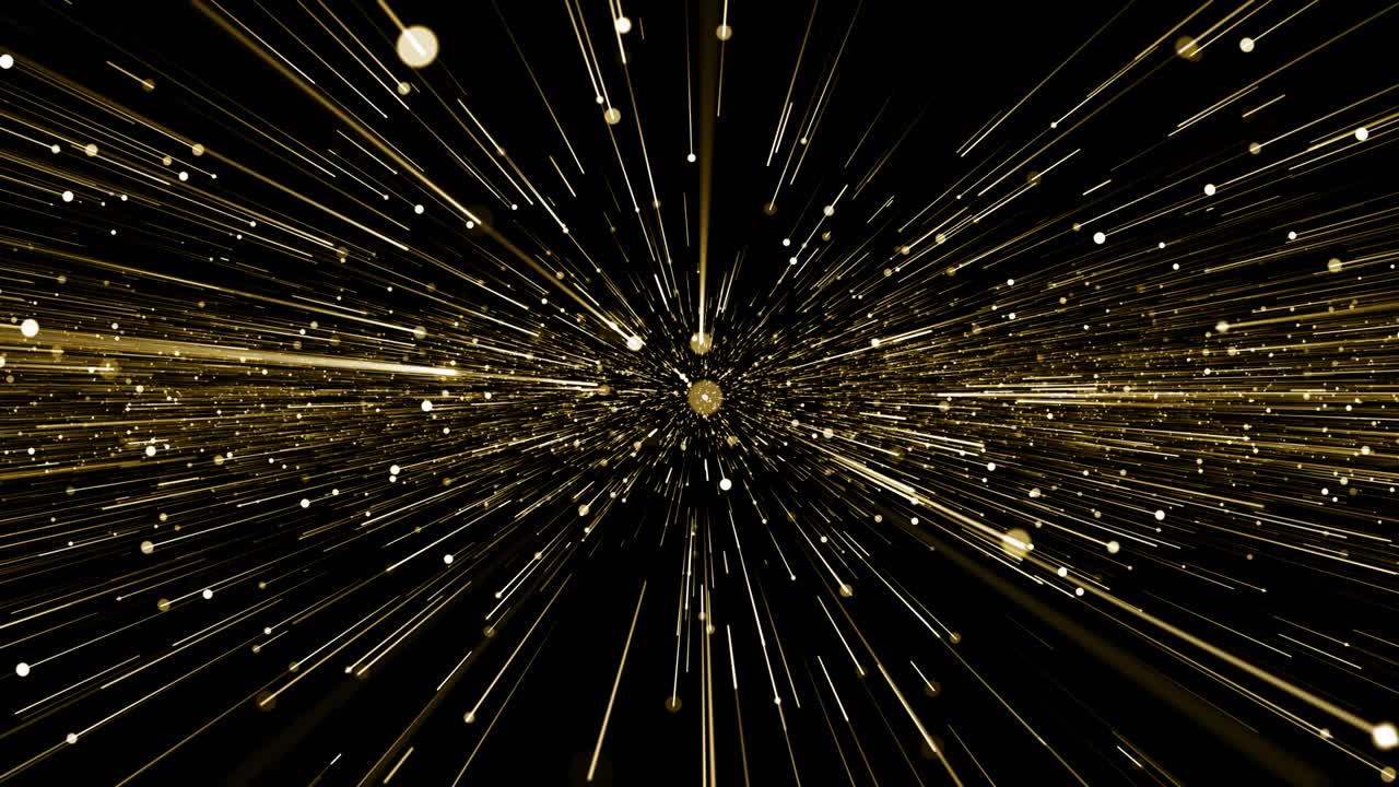 입자 금 반이는 보케상 먼지 추상적인 배경 루프