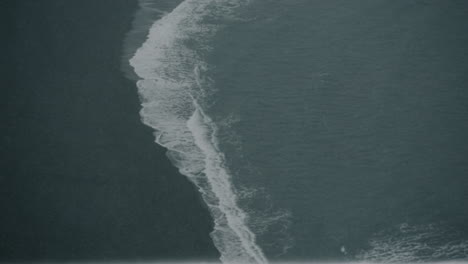 cold, stormy ocean waves