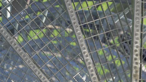 a closer look of the metal swirling stair in estonia