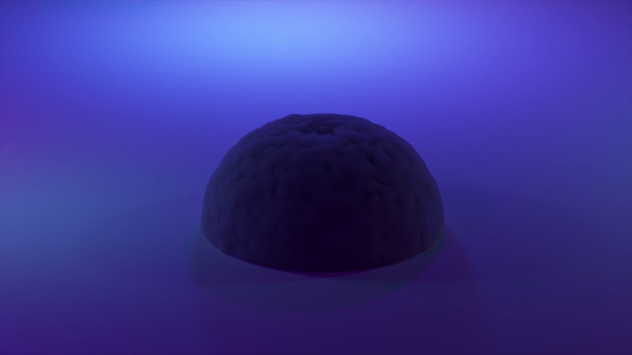 exhibición de humo púrpura abstracta