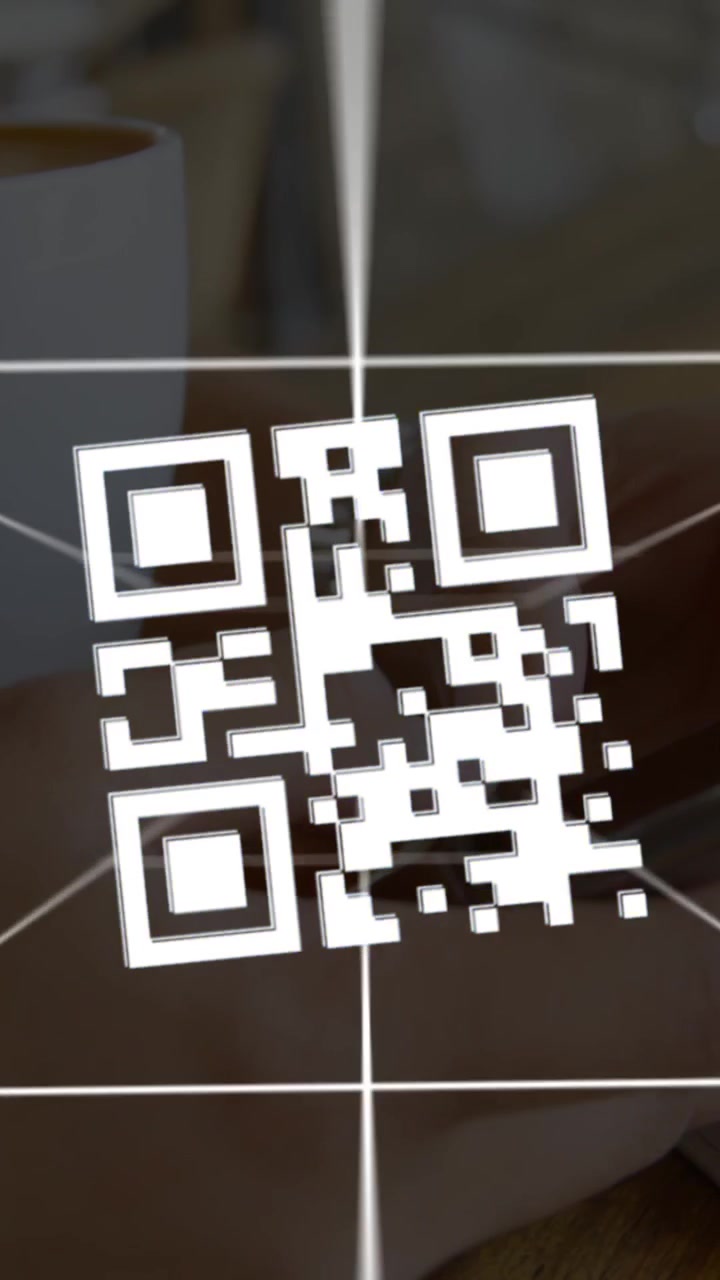 QR code scanner and network of connections against mid section of woman using smartphone