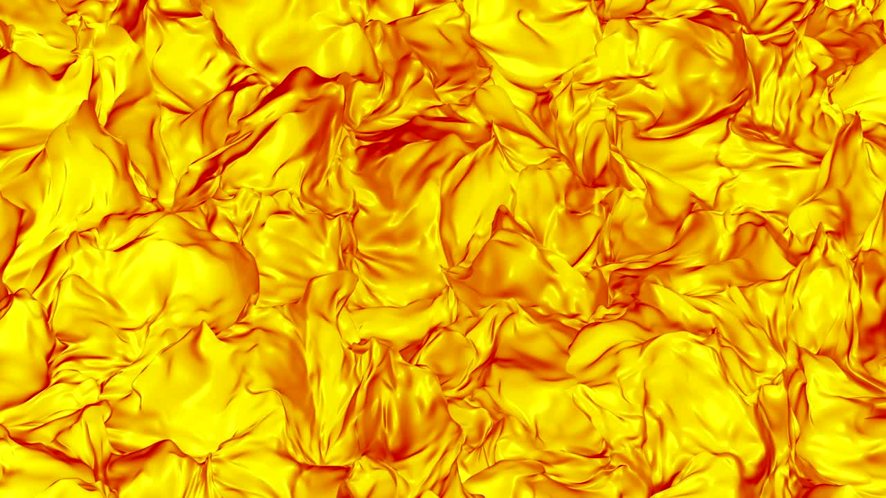 superficie en movimiento abstracta en amarillo