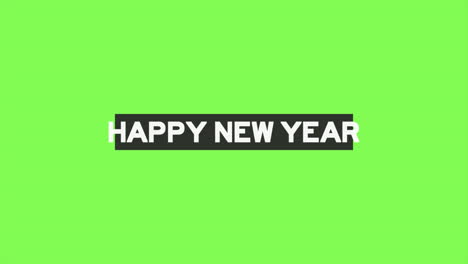 Modern-Happy-New-Year-text-in-black-frame-on-green-gradient