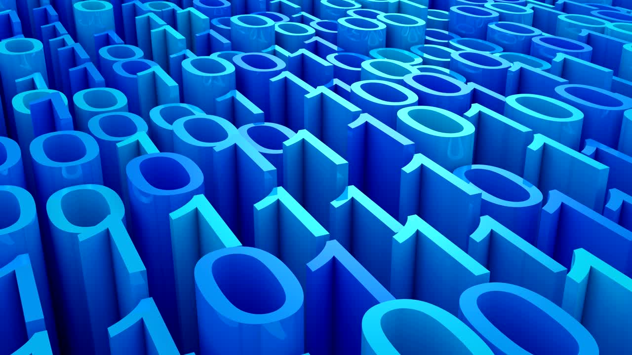 el fondo del código binario