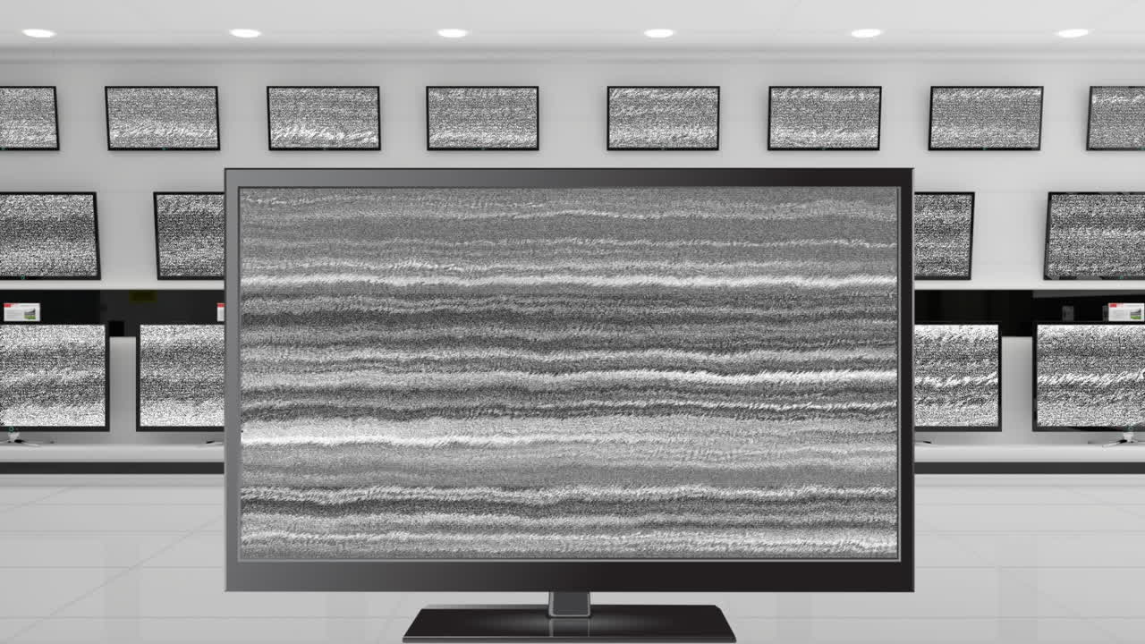 정적 화면을 가진 lcd 화면