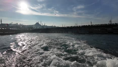istanbul bosphorus view from ferry