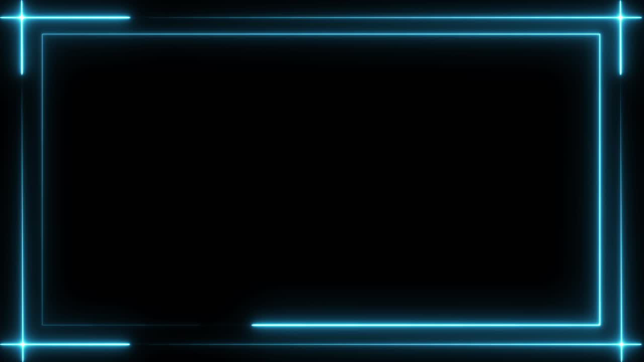 네온 프레임 경계