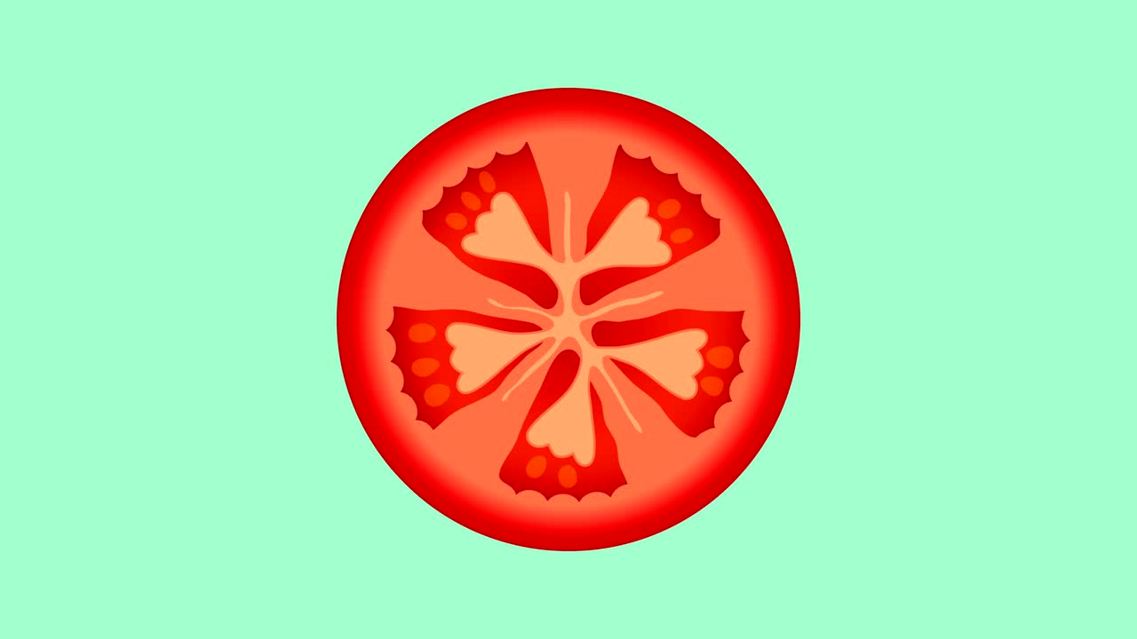 다채로운 배경에 있는 다른 채소