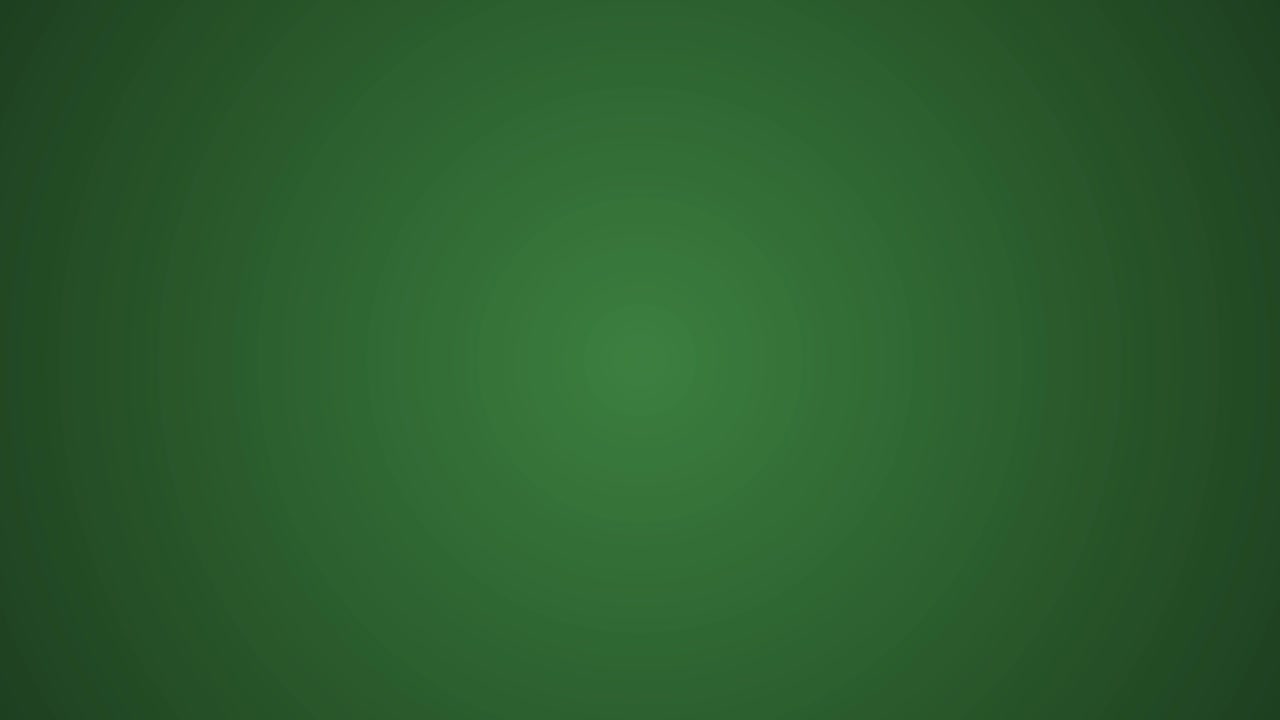 Ensfarvet grøn baggrund med diskret radial gradient