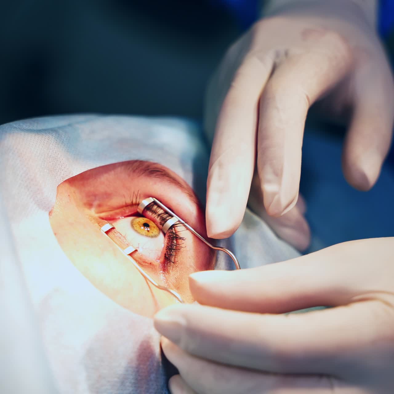 Medico che esegue un intervento chirurgico