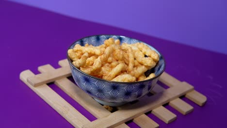 crispy snacks in a bowl