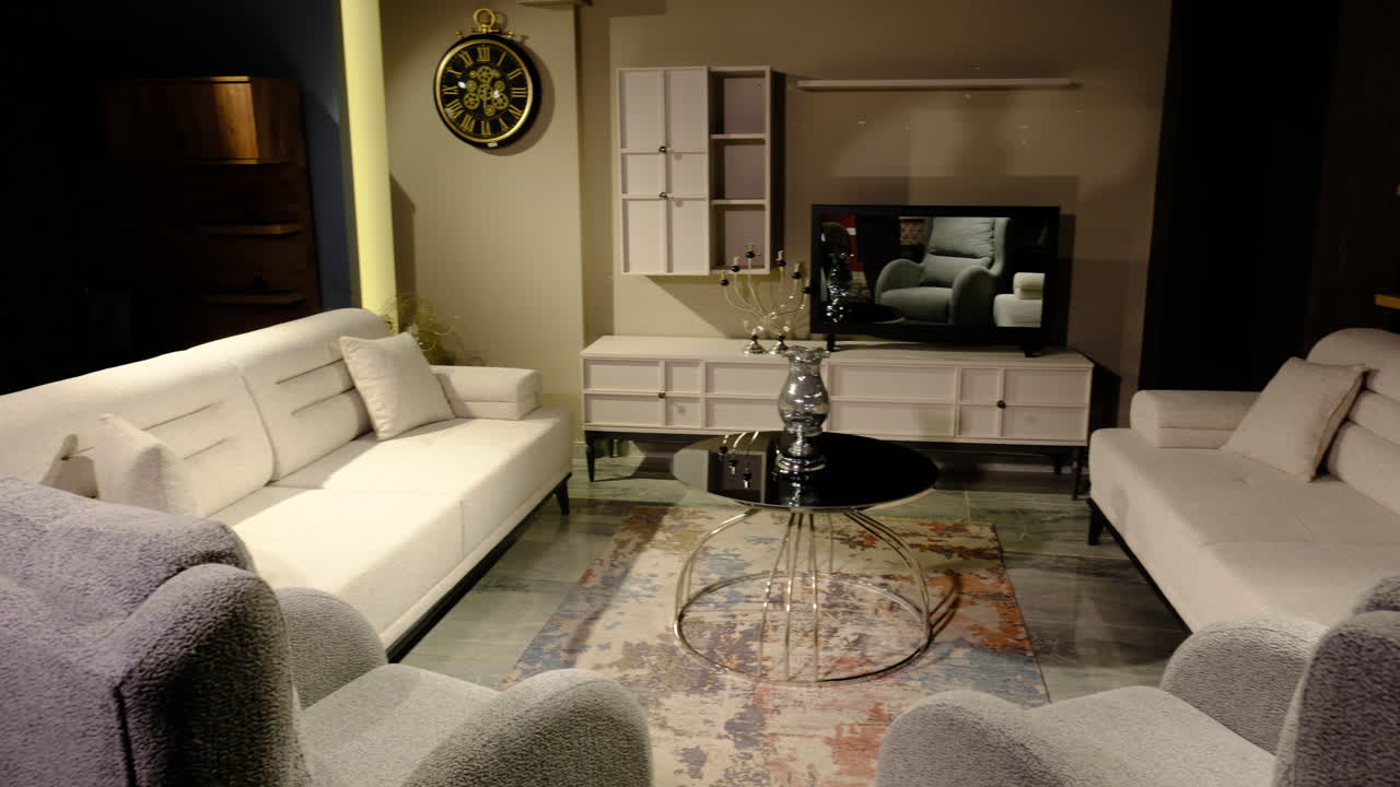 conjunto de sala de estar moderno: comodidad se encuentra con el estilo