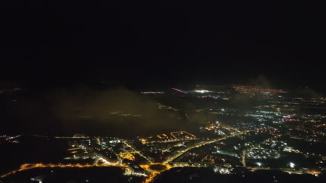 Un-Viaje-Aéreo-A-Través-De-Una-Ciudad-Culturalmente-Vibrante-Del-Sur-De-Francia.