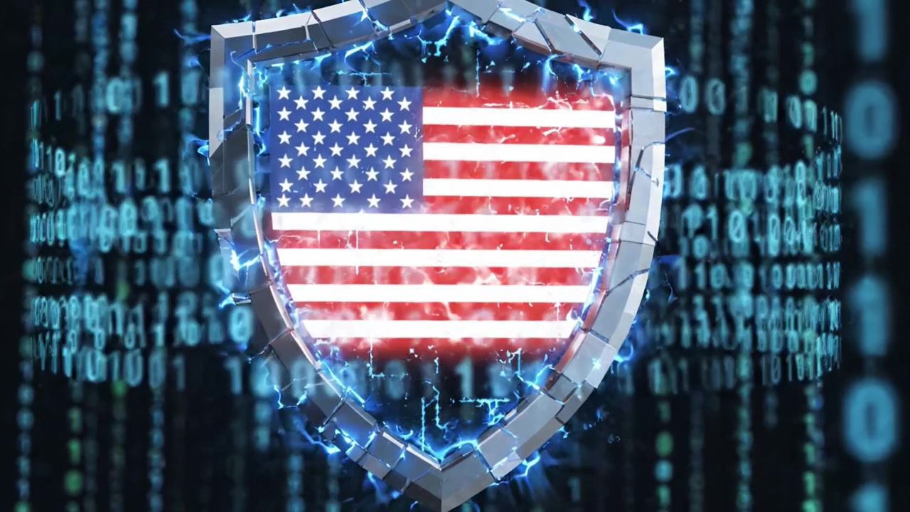 A Dynamic Visualization of Cybersecurity: A Shield Against Data Breaches with Binary Code Symbolizing Protection and Vigilance in the Digital Realm