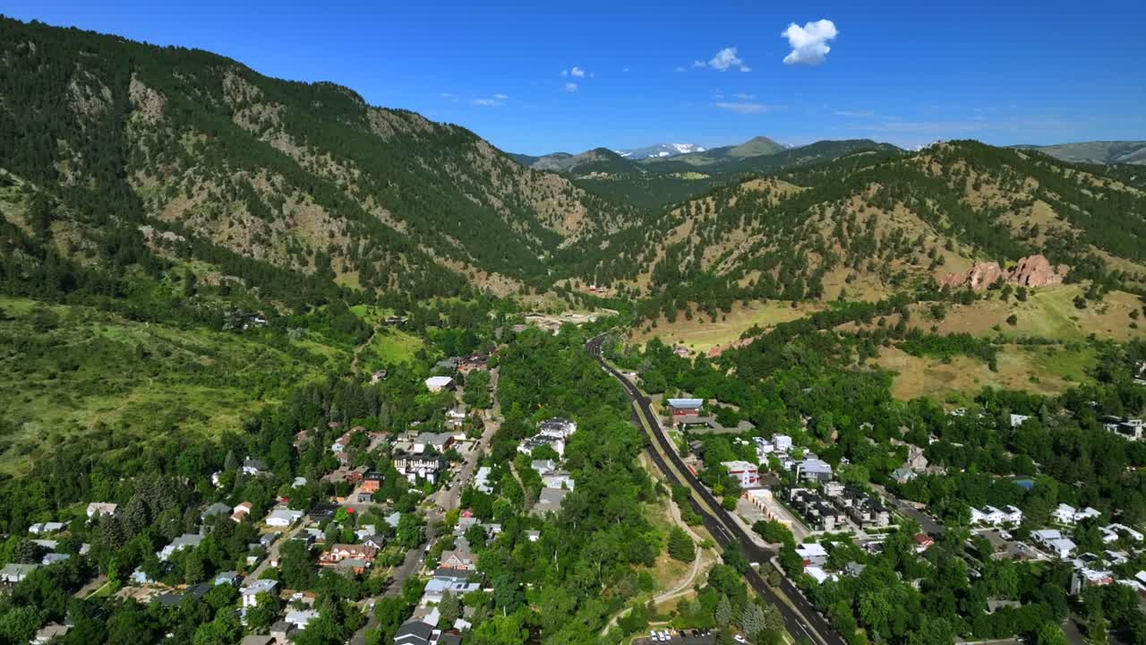 Eben G Fine Park Boulder Creek early morning sunrise tube to work day Boulder Colorado aerial drone tubing down the river Eldorado Canyon Golden South Platte Deckers sunny blue sky forward motion