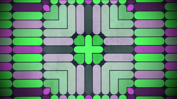Motion colorful geometric shape pattern 15
