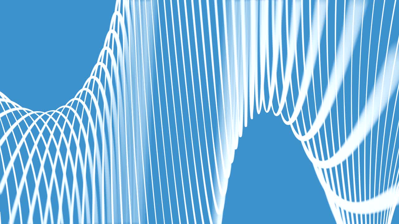 spirale geometrica astratta anello di sfondo blu e bianco
