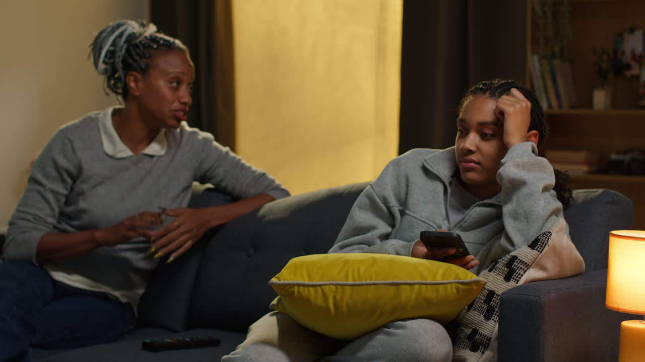 Mother and Daughter Arguing