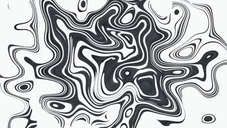 looped animation. abstract colorful wavy background in black and grey colors. modern colorful wallpaper. 2d rendering