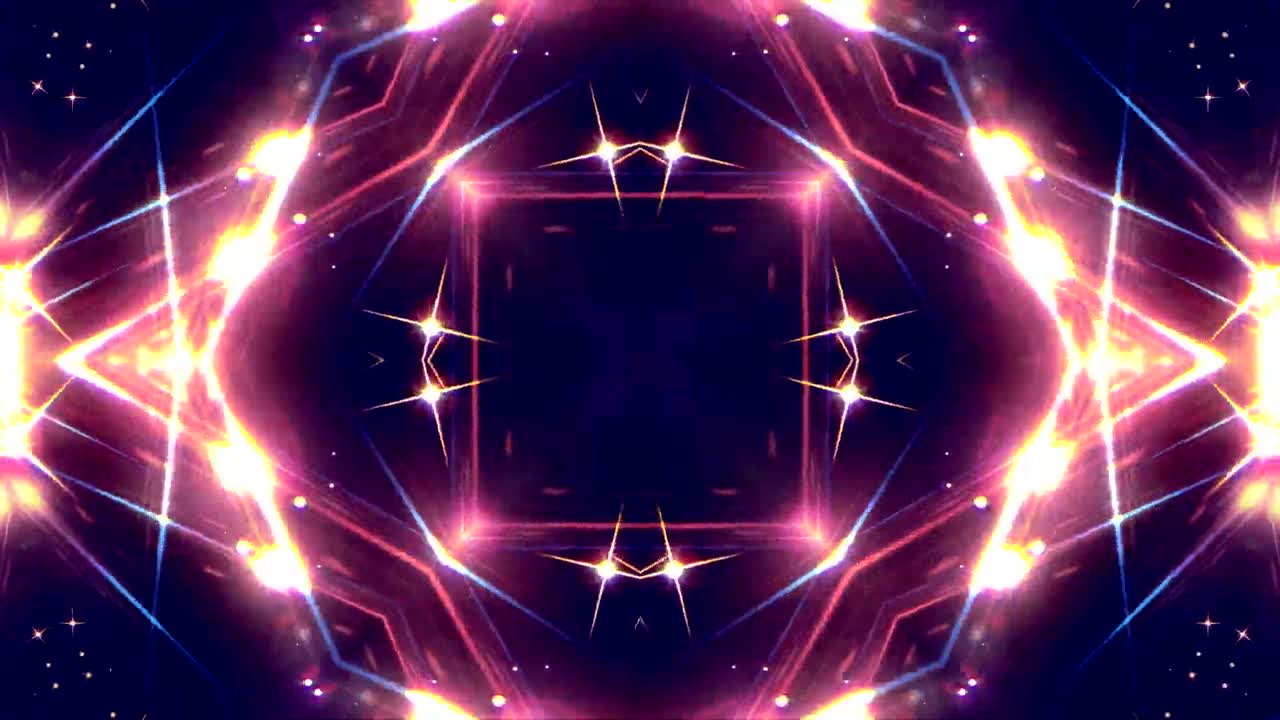 KALEIDOSCOPE LIGHTS EFFECTS Abstract Motion BACKGROUND