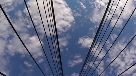 crossing the anzac bridge sydney looking up from go pro mounted on roof of car