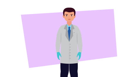 doctor in lab coat