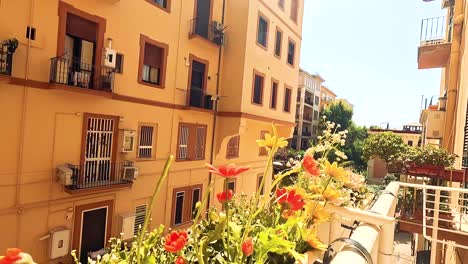 view of apartments with flowers in naples