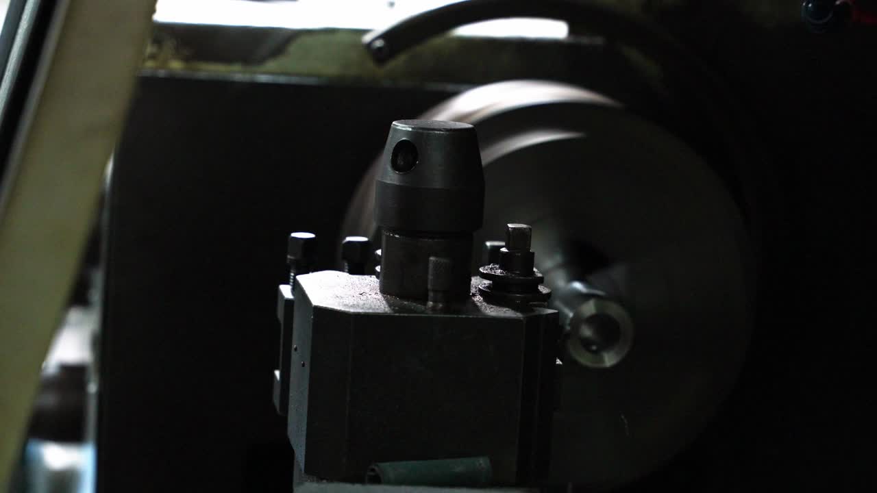 primer plano de un torno