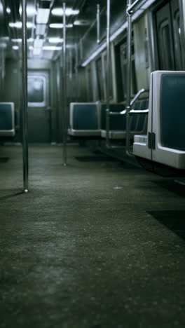 empty subway car