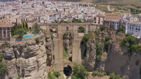 aerial views of ronda, spain