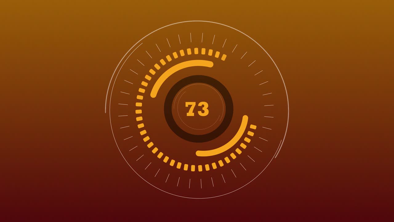 진행 바 - 디지털 스타일, 방사선 디자인