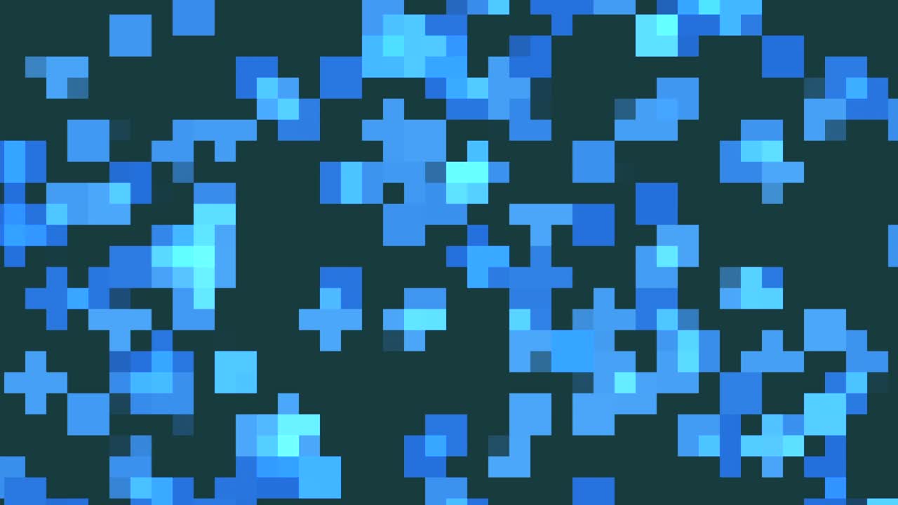 Gradient blue pixels pattern