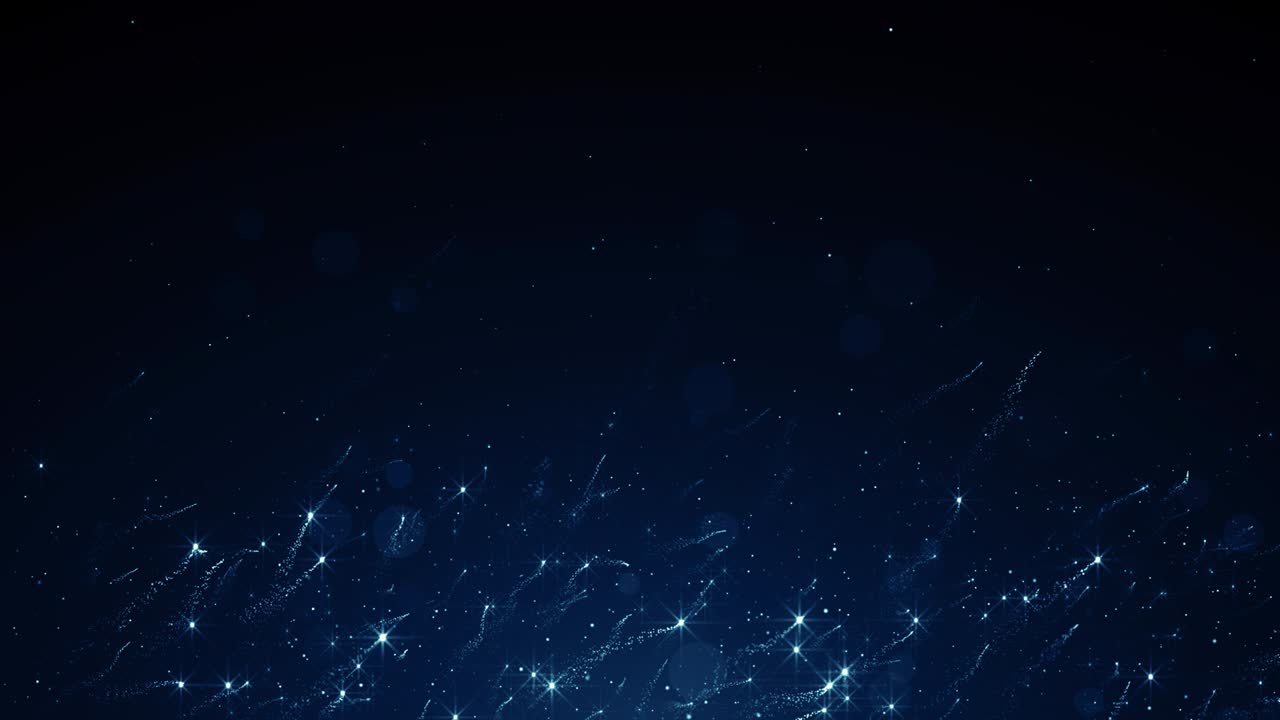 Particles gold glitter bokeh award dust abstract background loop