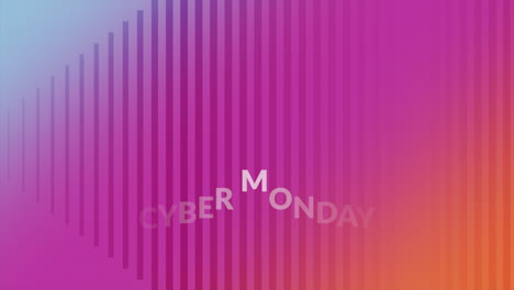 Moderner-Cyber-Monday-Text-Mit-Linien-Auf-Violettem-Farbverlauf