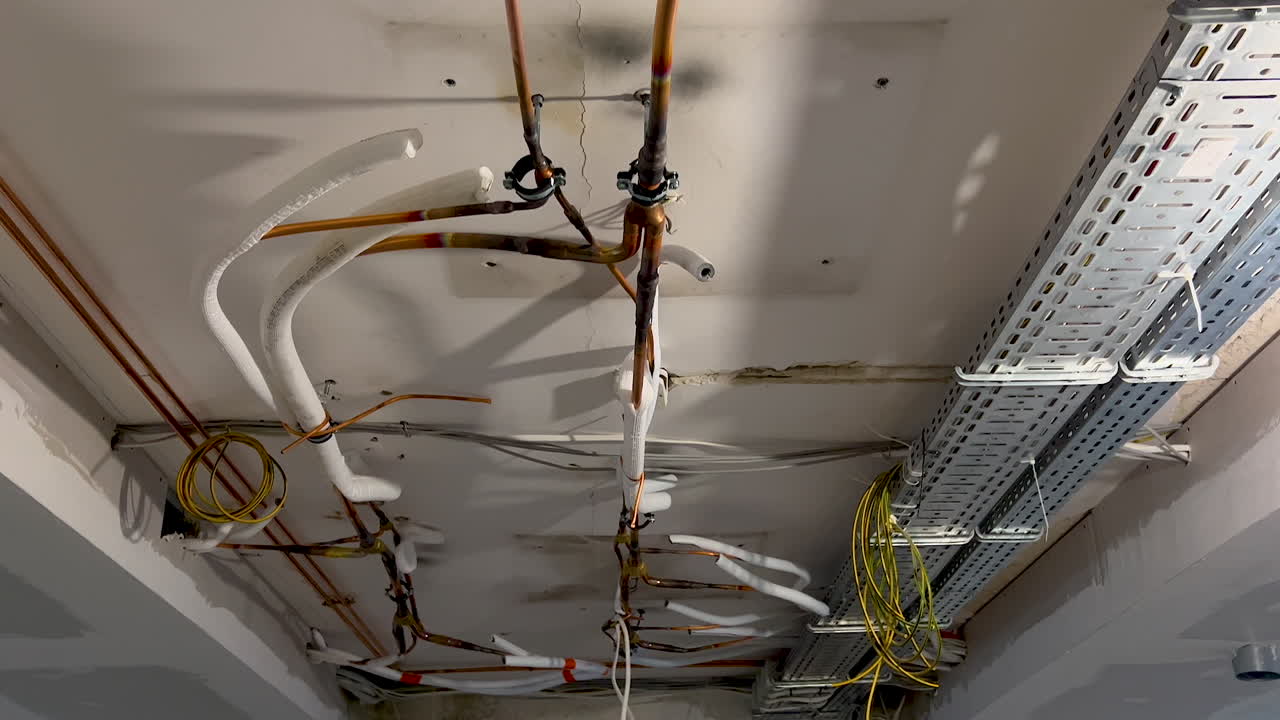 renovación en el edificio, vista de la