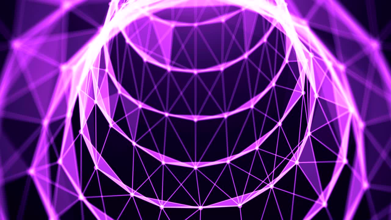 Journey in data tunnel. Speed motion inside fibre optic cable. Abstract background