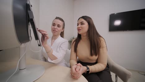 un sistema de imágenes faciales de análisis digital inteligente de la piel para salones de belleza