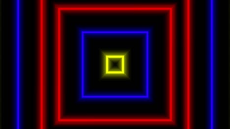 neon geometric pattern illumination animation motion graphics
