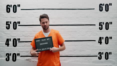 mugshot of a prisoner