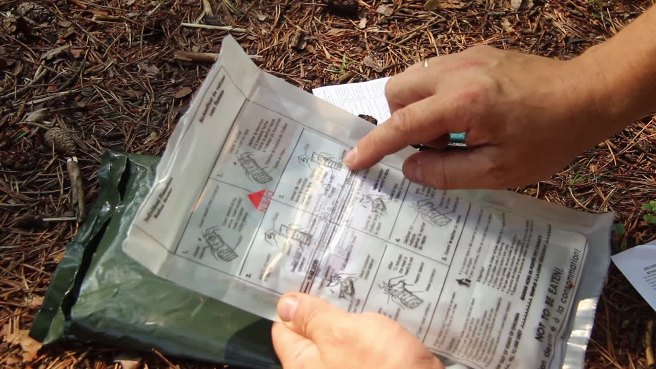 литовская еда, готовая к употреблению, индивидуальная. чтение инструкции