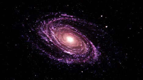 loop space travel universe to the m81 spiral galaxy. messier 31 is the largest galaxy in the m81 group. 4k 3d outer space exploration abstract background concept. elements furnished by nasa.